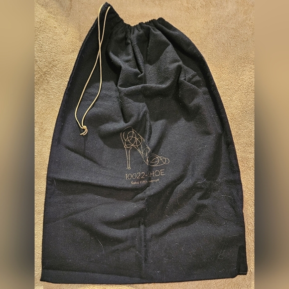 Saks 5th Fifth Avenue XL Drawstring Dust Bag Travel Storage Tote Handbag Garment - Picture 1 of 6